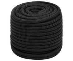Valties virvė, visiškai juoda, 18mm, 25m, polipropilenas