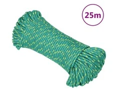 Valties virvė, žalios spalvos, 3mm, 25m, polipropilenas