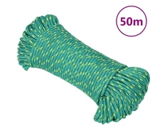Valties virvė, žalios spalvos, 3mm, 50m, polipropilenas