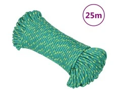 Valties virvė, žalios spalvos, 5mm, 25m, polipropilenas