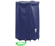 Vandens talpa su čiaupu, sulankstoma, 1000l, PVC