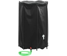 Vandens talpa su čiaupu, sulankstoma, 1000l, PVC