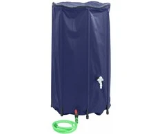 Vandens talpa su čiaupu, sulankstoma, 380l, PVC
