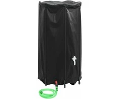Vandens talpa su čiaupu, sulankstoma, 380l, PVC