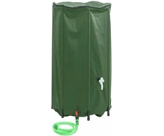 Vandens talpa su čiaupu, sulankstoma, 380l, PVC