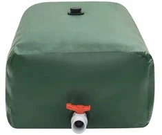 Vandens talpa su čiaupu, sulankstoma, 500l, PVC