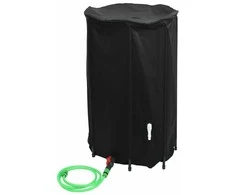 Vandens talpa su čiaupu, sulankstoma, 500l, PVC