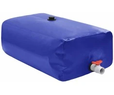 Vandens talpa su čiaupu, sulankstoma, 670l, PVC