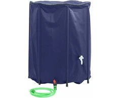 Vandens talpa su čiaupu, sulankstoma, 750l, PVC