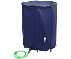 Vandens talpa su čiaupu, sulankstoma, 750l, PVC