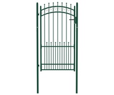 Vartai su smaigais, žalios spalvos, 100x175cm, plienas