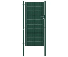 Vartai, žalios spalvos, PVC ir plienas, 100x204cm