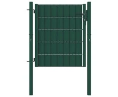 Vartai, žalios spalvos, PVC ir plienas, 100x101cm