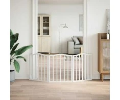 Varteliai šunims, 3 segmentai, balti, 150cm, tuopos mediena