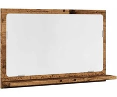 Veidrodinė vonios spintelė, medienos, 60x11x37cm, mediena