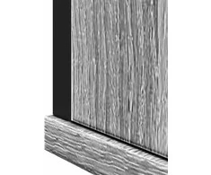 Veidrodinė vonios spintelė, pilka ąžuolo, 42x12x60cm, mediena