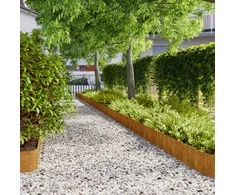 Vejos apvadai, 10vnt., 20x103cm, lankstus Corten plienas