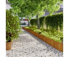 Vejos apvadai, 10vnt., 25x103cm, lankstus Corten plienas