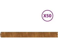 Vejos apvadai, 50vnt., 10x103cm, lankstus Corten plienas
