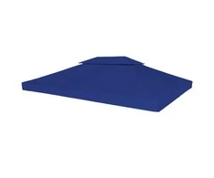 Pavėsinės uždangalas, mėlynas, 4x3m, 310 g/m²