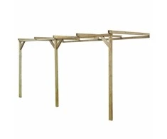 Atremiama pergolė, 2x4x2,2m, mediena