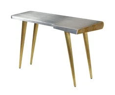 Aviator rašomasis stalas, 120x60x76cm, vint. lėktuvo stil.