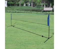 Badmintono tinklas su plunksninukais, 500x155 cm