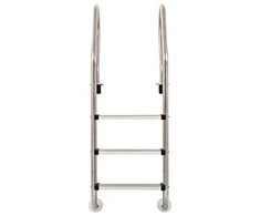 Baseino kopėtėlės, 120 cm, nerūdijantis plienas 304, 3 pakopų