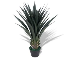 Dirbtinė juka su vazonu, 85 cm, žalia