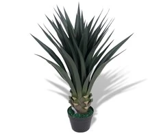 Dirbtinė juka su vazonu, 85 cm, žalia