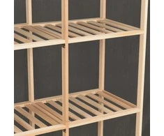 Drabužių spinta, pilkos sp., 173x40x170cm, audinys