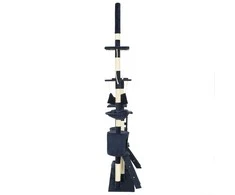 Draskyklė katėms su stovais iš sizalio, 230-250cm, mėlyna