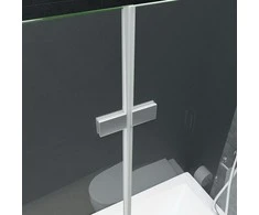 Dviguba sulankstoma dušo pertvara, 120x68x130cm, ESG