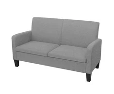 Dvivietė sofa, 135x65x76, šviesiai pilka
