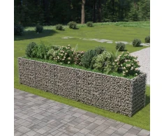 Gabiono vazonas, galvanizuotas plienas, 450x90x100cm, aukštas