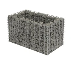 Gabiono vazonas, galvanizuotas plienas, 90x50x50cm, aukštas