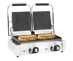 Dvigubas Panini sumuštinių grilis, 57x30,5x20cm, 3600W