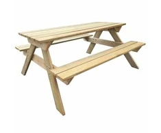 Iškylos stalas, 150x135x71,5cm, mediena
