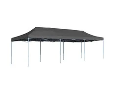 Išskleidžiama proginė palapinė, antracito spalvos, 3x9 m