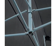Išskleidžiama proginė palapinė, antracito spalva, 3x6m