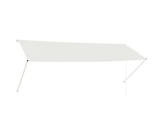 Ištraukiama markizė, kreminės spalvos, 350x150 cm
