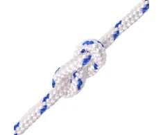 Jūrinė virvė, balta, 250m, polipropilenas, 14mm