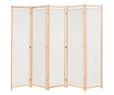 Kambario pertvara, 5 d., kreminės sp., 200x170x4cm, audinys