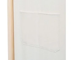Kambario pertvara, 6 d., kreminės sp., 240x170x4cm, audinys