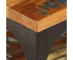 Kavos stal. su lentyna, 100x60x35cm, perdirbtos medienos masyv.