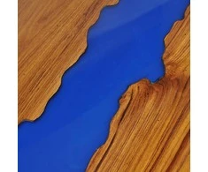 Kavos staliukas, tikmedis ir derva, 100x50x40cm