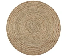 Kilimas, pintas džiutas, 150cm, apvalus