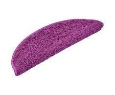 Laiptų kilimėliai, 15vnt., violetinės spalvos, 56x17x3cm