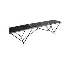Klijavimo stalas, sulankst., MDF ir aliuminis, 300x60x78cm