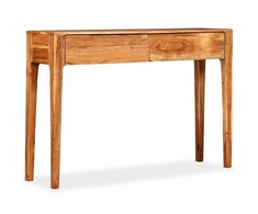 Konsolinis staliukas, masyvi mediena, 118x30x80cm